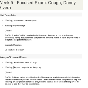 Danny Rivera Advanced Health Assessment (Cough).