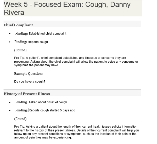 Danny Rivera Advanced Health Assessment (Cough).