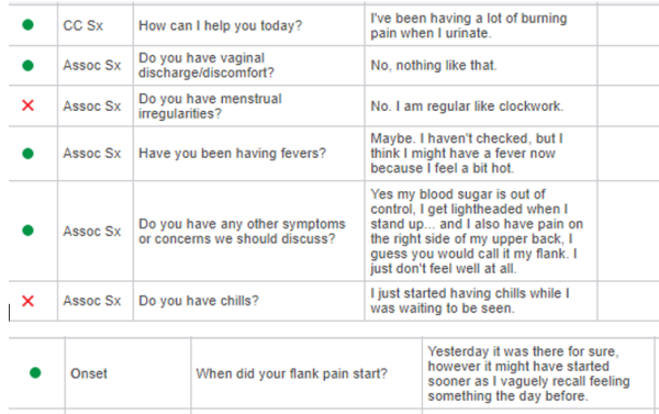 Sally Smith 34 yo Diabetic patient Ihuman Case Study (Dysuria)