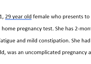 Tina Sander 29 yo Ihuman Case study (Missed Periods)