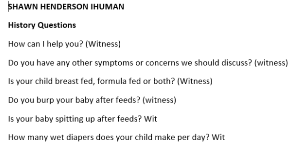 Shawn Henderson 12 weeks old (Well Child Visit)