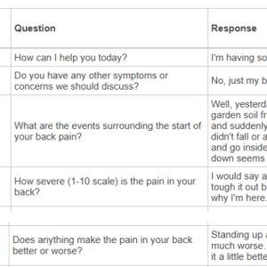 NRNP 6531 week 9 66 yo female Ihuman Case Study (Lower back pain after heavy lifting)