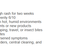6531 week 3 Ihuman Case Study (36 yo female with skin rashes on the thighs)